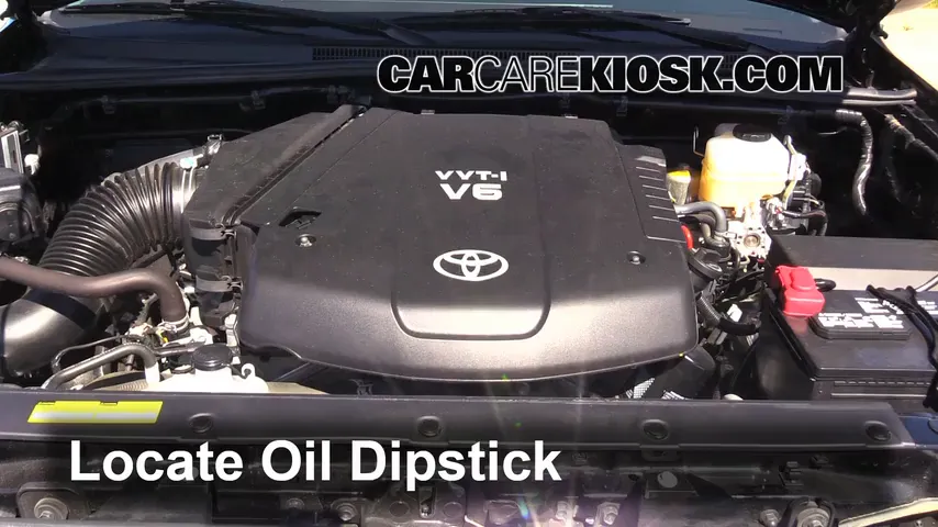 2013 Toyota Tacoma 4.0L V6 Crew Cab Pickup Oil Check Oil Level